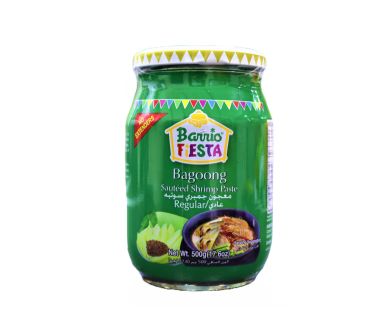 Barrio Fiesta Sauteed Shrimp Paste Regular, 500Gm, Pack Of 12